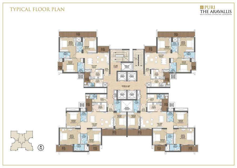 Puri The Aravallis floor plan