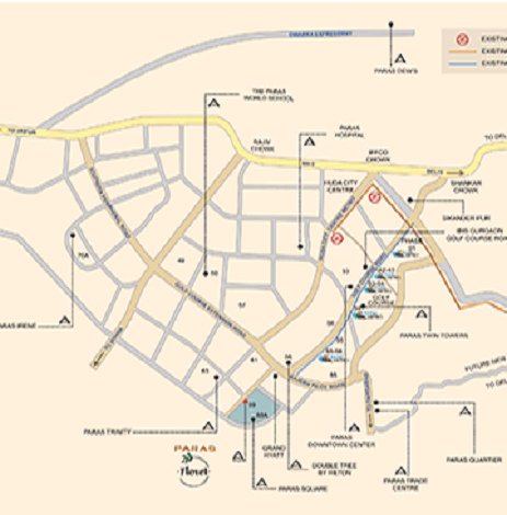 paras floret view map