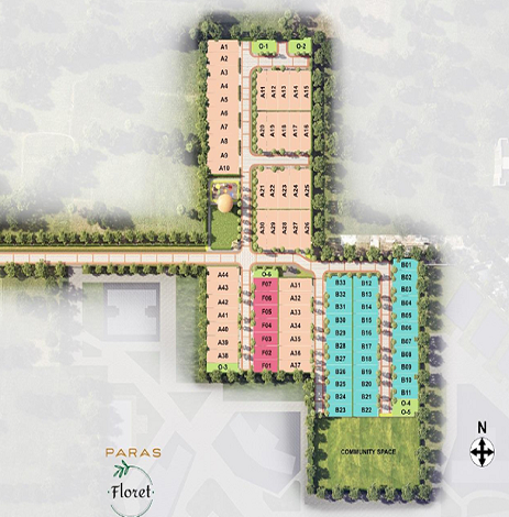 paras floret map