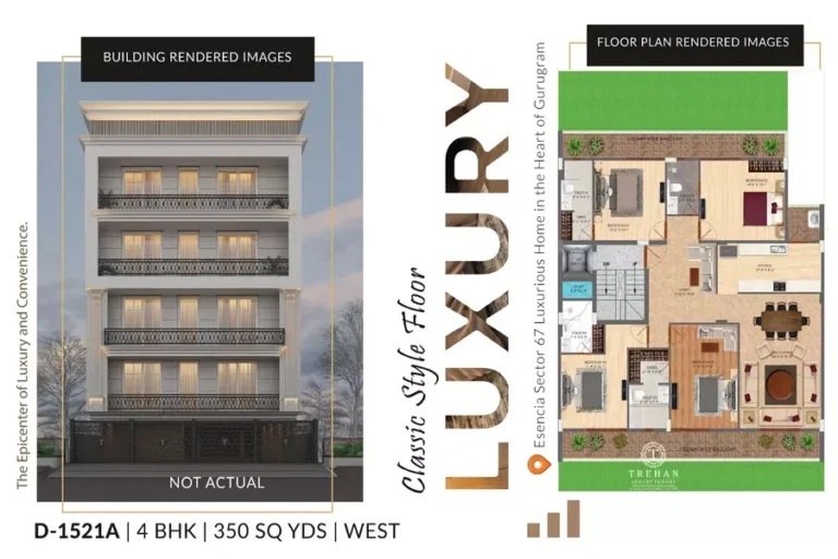 Ansal Esencia Sector 67 Floor Plan