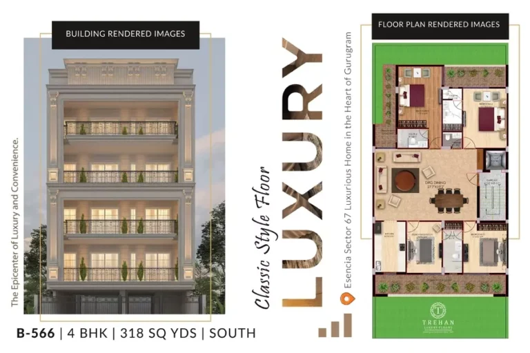 Ansal Esencia Sector 67 Floor Plan