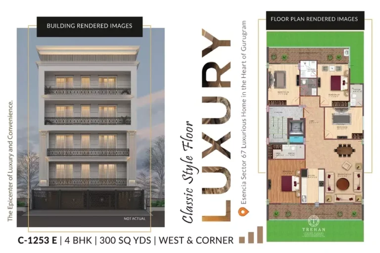 Ansal Esencia Sector 67 Floor Plan