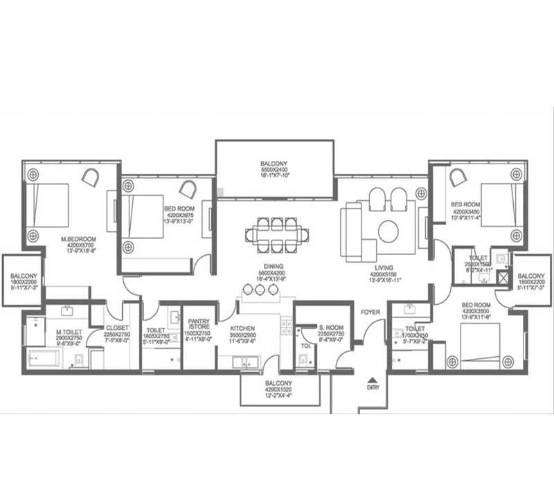 ireo-grandarch-4bhk-2864