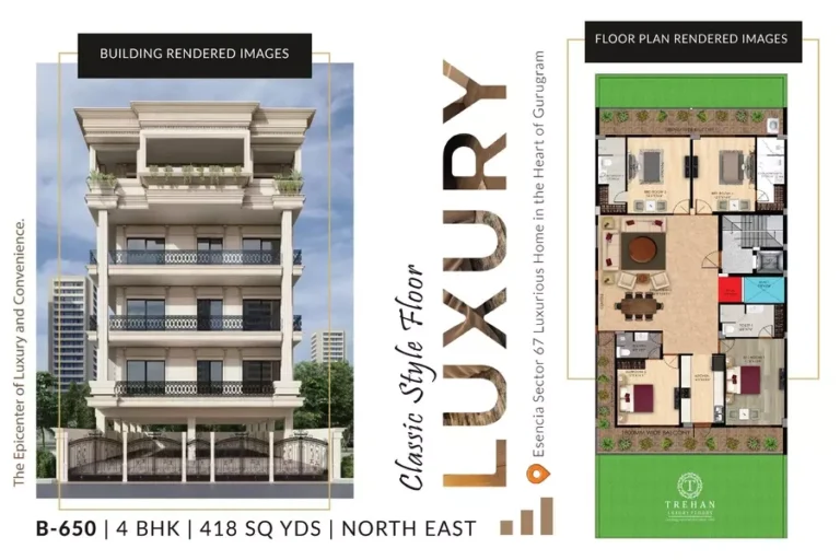 Ansal Esencia Sector 67 Floor Plan