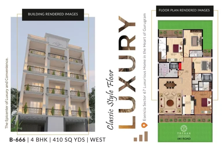 Ansal Esencia Sector 67 Floor Plan