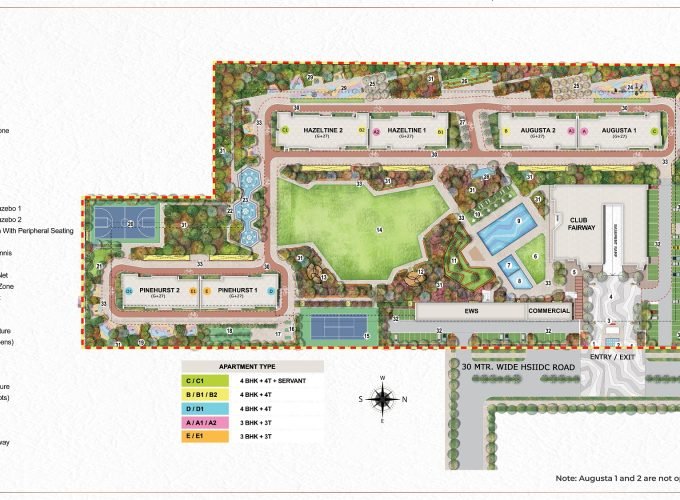 Eldeco Fairway Reserve Floor Plan